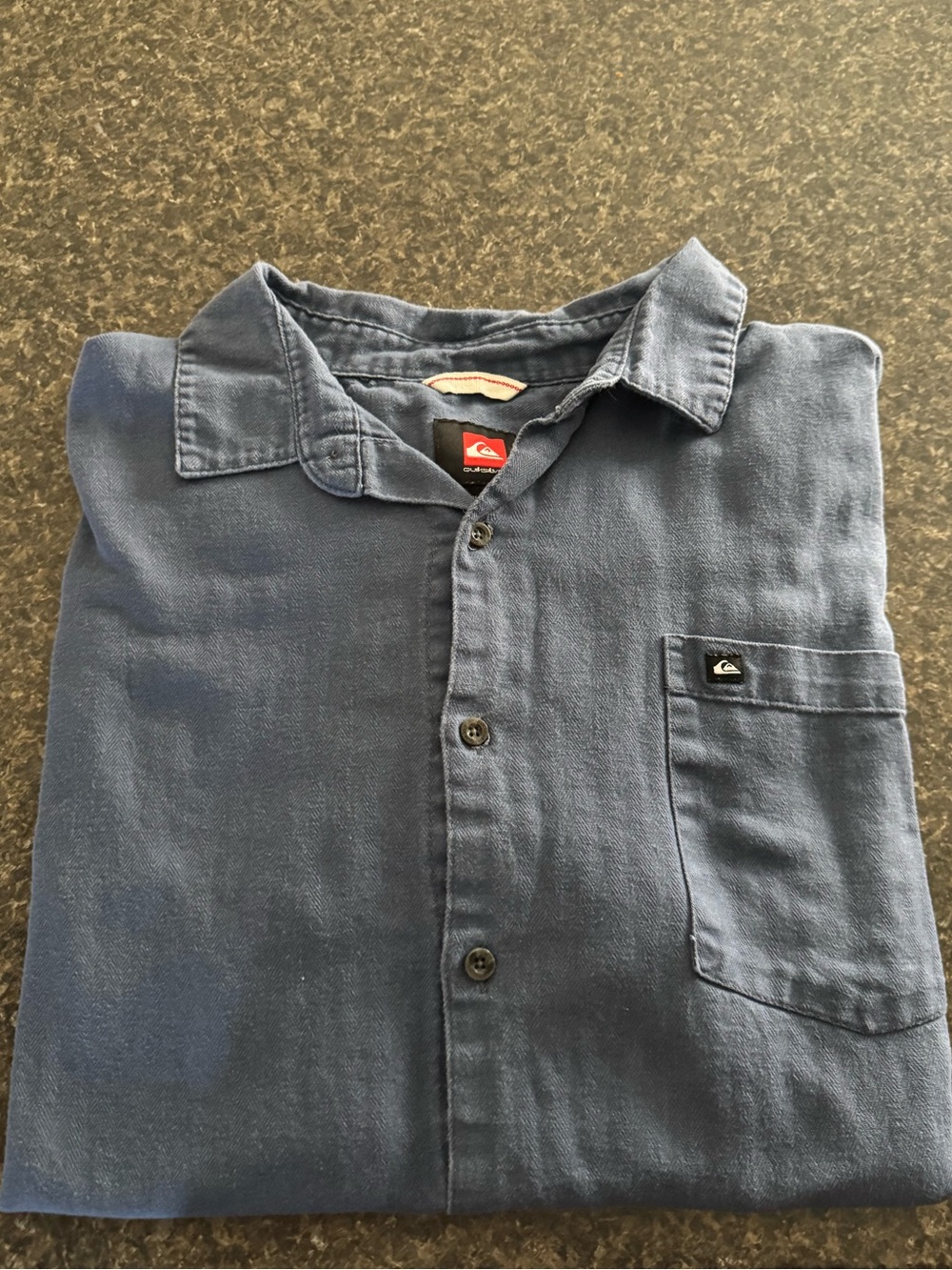Blue Quiksilver Button Down